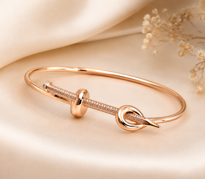 Rose Gold Knot Bracelet
