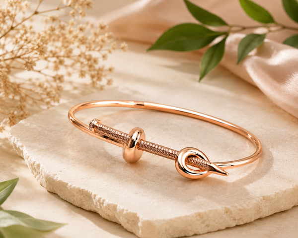 Rose Gold Knot Bracelet