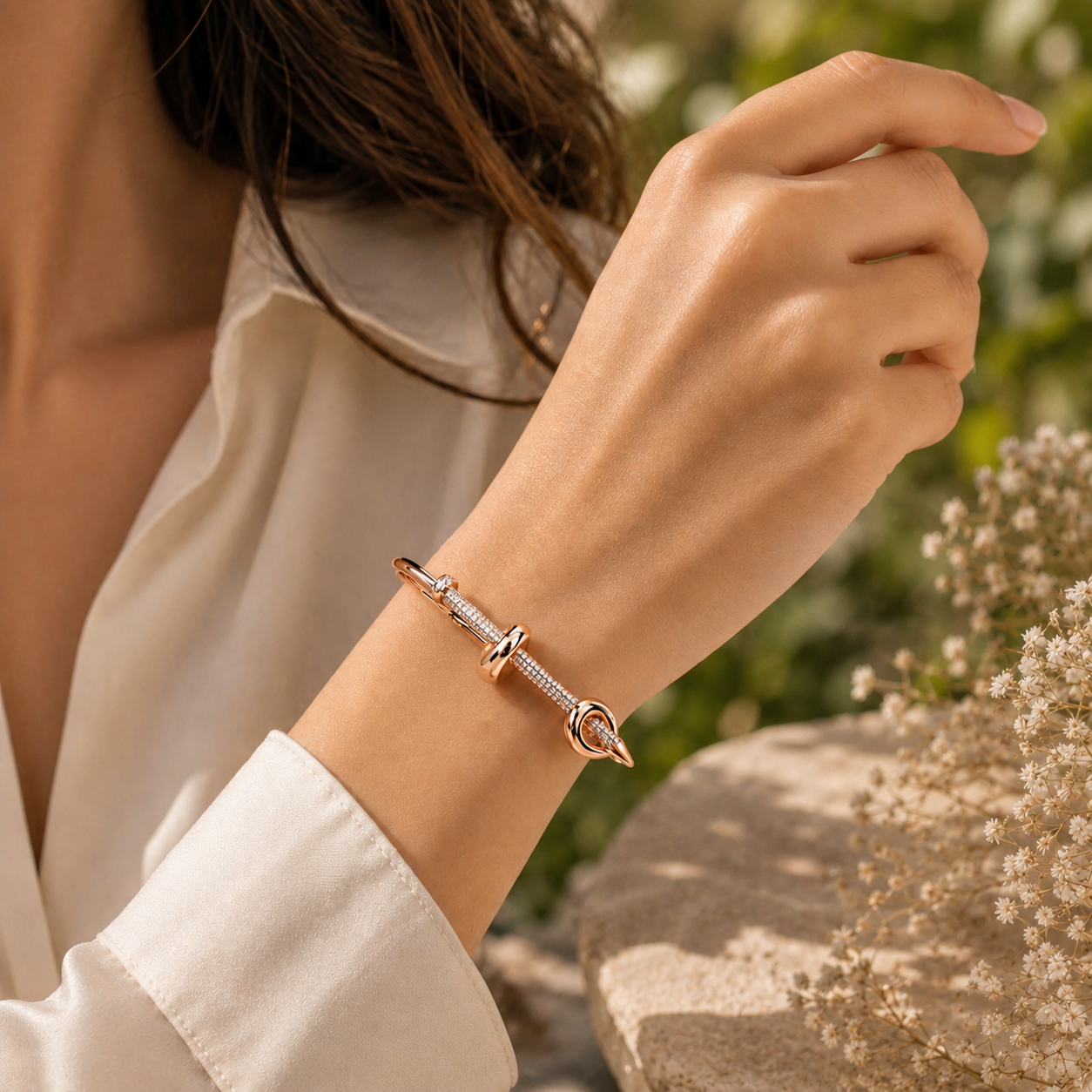 Rose Gold Knot Bracelet